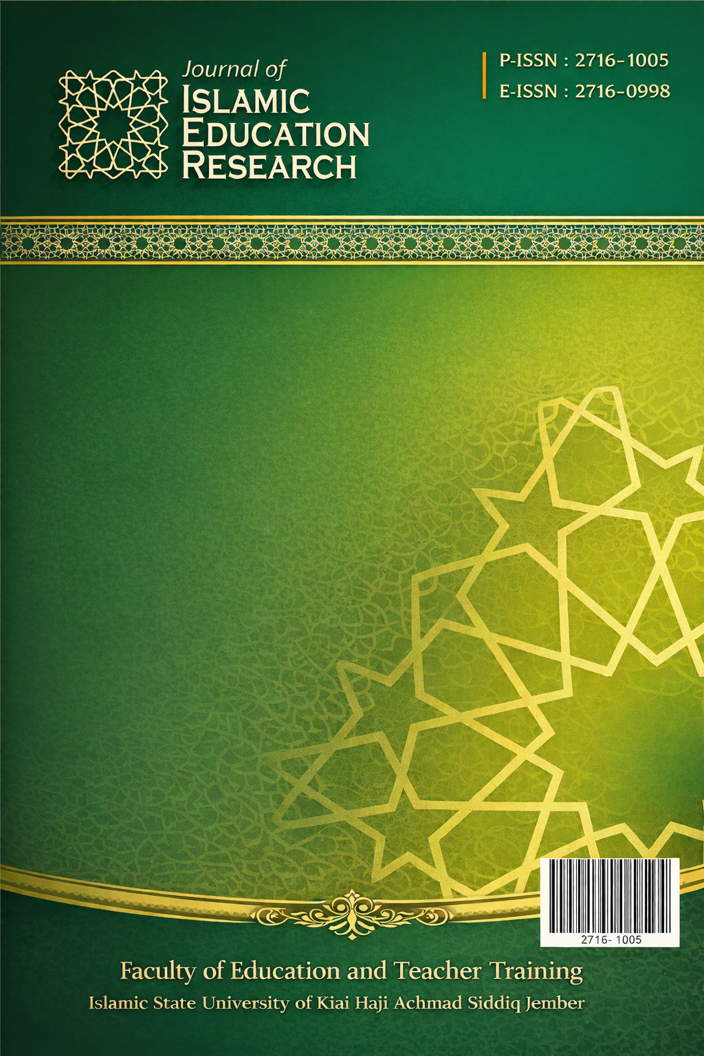 					View Vol. 7 No. 2 (2026): Journal of Islamic Education Research
				